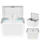Lionelo BABYBLISS 20W Wärmer für Feuchttücher und kleine Handtücher, 20W für Babys, integriertes Nachtlicht, 3 Heizstufen, Touchpanel, hält die Tücher feucht