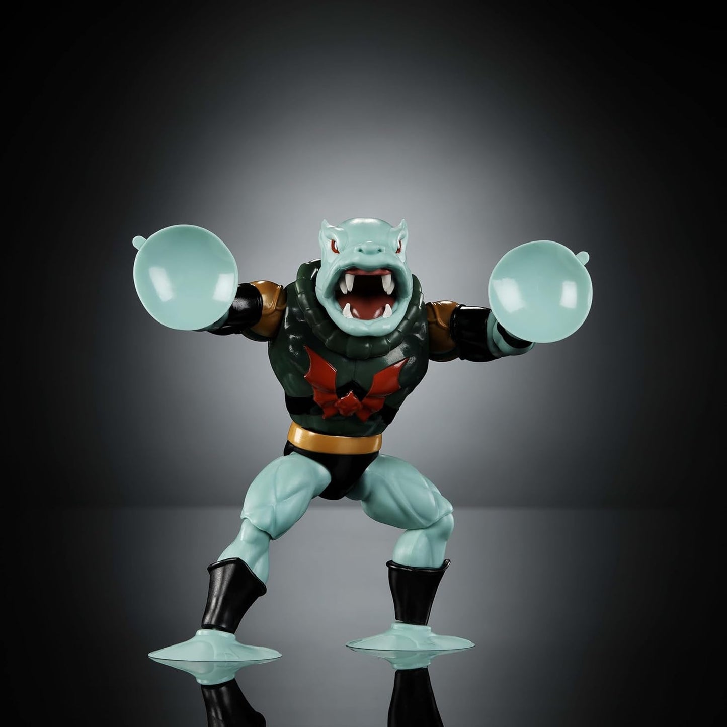 Masters of the Universe Origins Actionfigur Leech aus der Cartoon Collection, ca. 14cm großes Saugmonster aus der TV-Serie der 1980er Jahre, Design und Zubehör mit vielen Details, JBM83 Actionfiguren Naty Shop