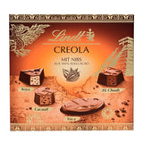 Lindt-Schokolade | Kreolische Pralinenschachtel | 100g | 9 Pralinen in 4 köstlichen Sortimenten, aus 100 % Edelkakao, ohne Alkohol | Schokoladen-Geschenkset