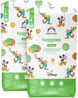 Amazon-Marke: Mama Bear Disney Ultra Dry Windeln, Größe 3 (4–9 kg) – Monatsbox, Weiß, 172 Stück (2 Packungen mit 86 Stück)