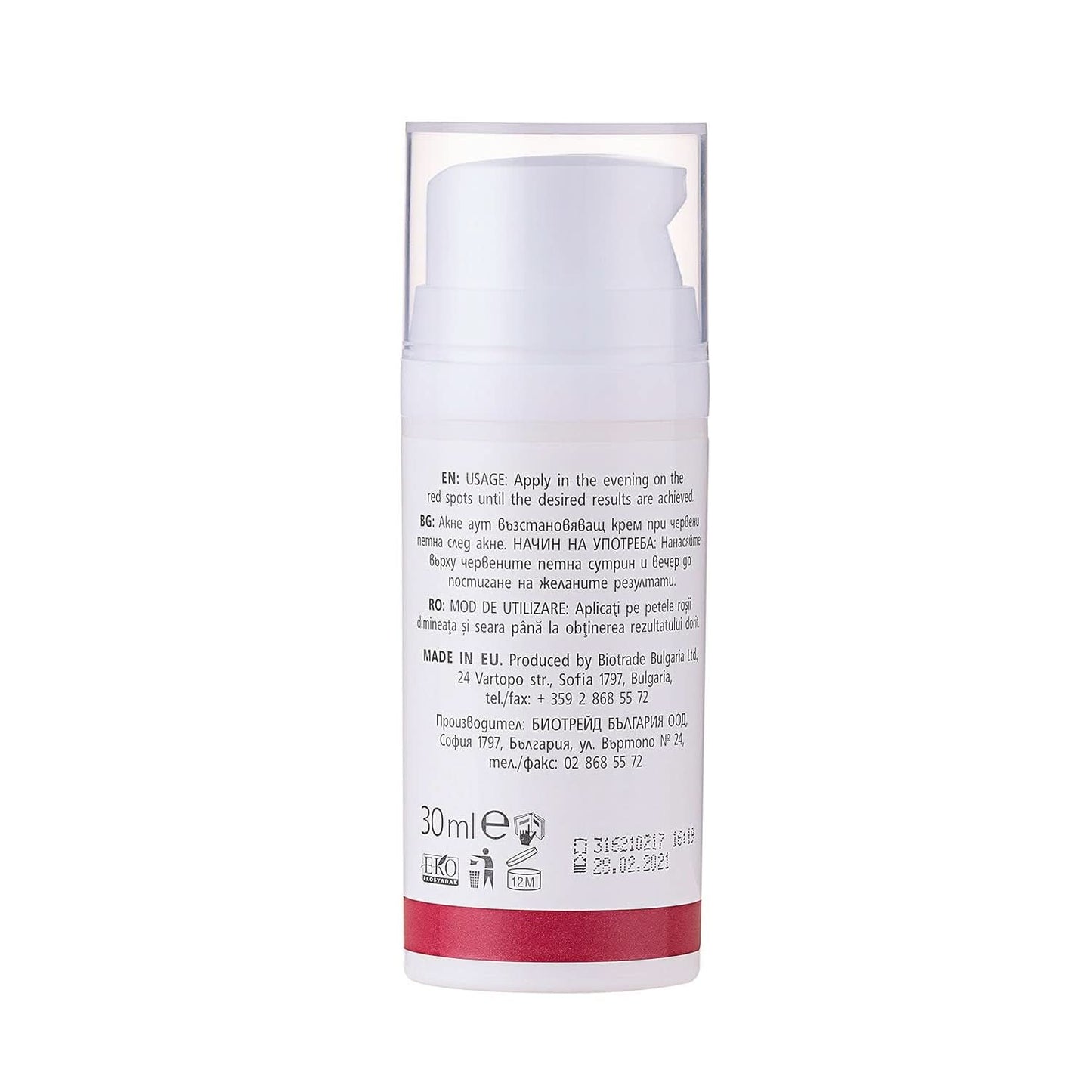 Biotrade, Reparaturcreme SPF 30 30 ml Speziell für Aknenarben Kosmetik und Schönheit Naty Shop