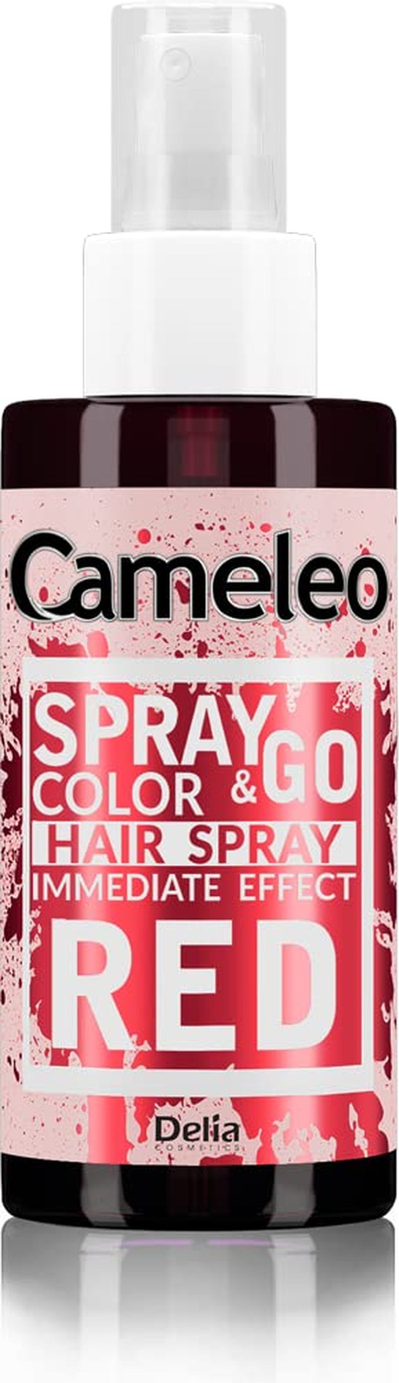 Cameleo - Spray & Go - Haarfärbespray - Lila - für blondes, platinblondes und graues Haar - einfach aufsprühen und loslegen - semipermanent - sofortiges Ergebnis - Karnevalshaarfärbespray - 150 ml Naty Shop Rote Haartönung 150 ml (1 Packung)