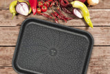 Tefal J1600502 Success Flach Mini Backofen Aluminium Schwarz 19X25 X 4,2 cm Formen und Bleche zum Backen Naty Shop