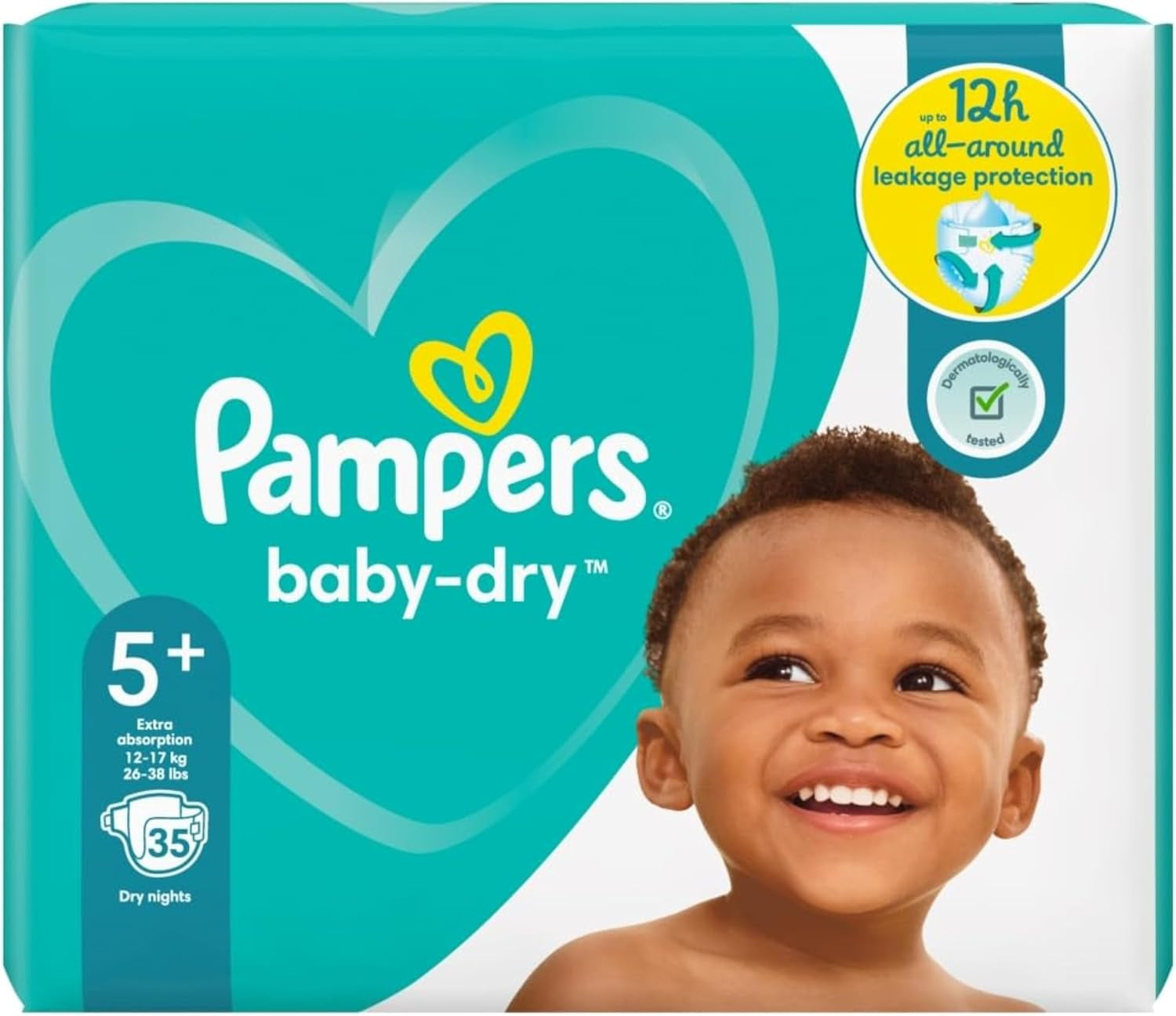 Windeln Pampers 81657566 Baby-Dry Pants, weiß