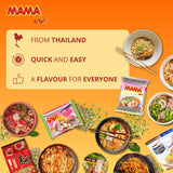 MAMA Instant-Nudelsuppe aus klarem Glas – Leckeres und schnelles Essen mit orientalischen Aromen – Authentische thailändische Küche – 30 x 40 g