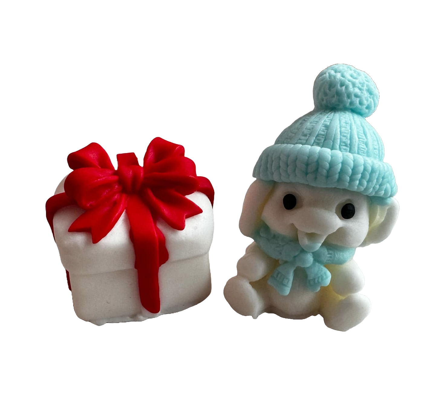 Set mit 2 essbaren Dekorationen aus Zuckerpaste, Emotion of Gifts, Jungendekorationen aus Zuckerpaste Naty Shop