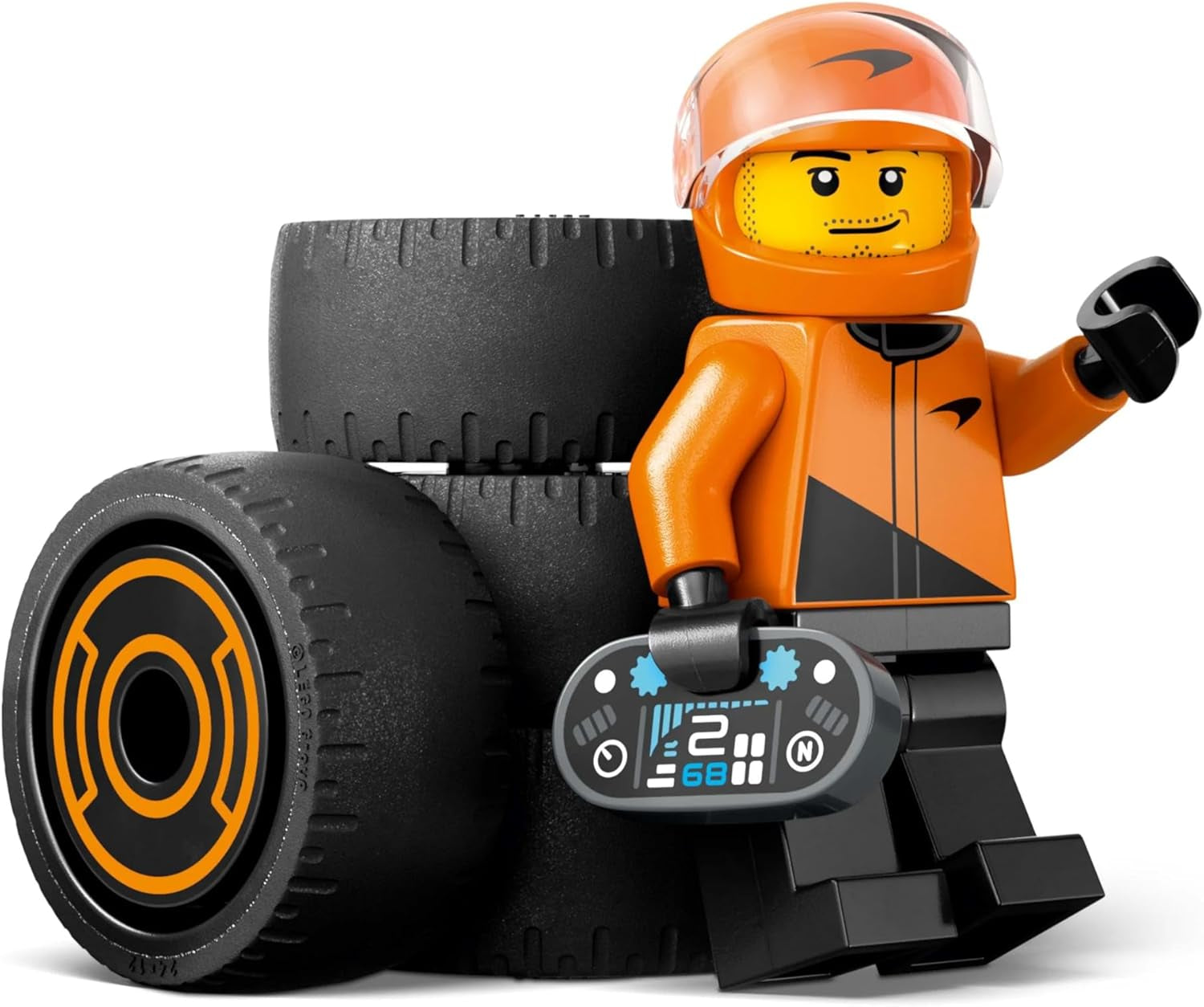 LEGO City F1 Racer mit McLaren-Rennwagen – Formel-1-Spielzeugmodell mit Rennwagen und Minifigur – kleines Geschenk für Jungen und Mädchen ab 6 Jahren oder Motorsportfans 60442 Bausätze Besuchen Sie den LEGO-Store