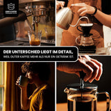KING'S COFFEE – SPEZIALRÖSTUNG – 1 kg Barista Premium Espressobohnen – Kaffee mit niedrigem Säuregehalt – Röstung in kleinen Mengen in Italien – Die feinste Arabica-Robusta-Mischung für Vollautomaten und Siebträgermaschinen