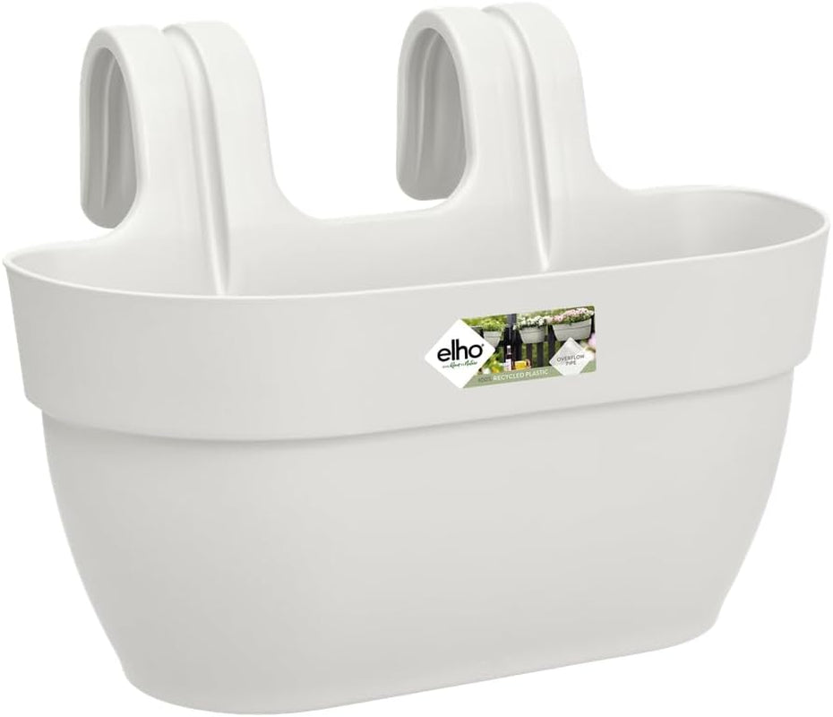 elho Vibia Campana Easy Hanger M 36 – Topf für Balkon und Außenbereich – Ø 36,0 x H 26,5 cm – Schwarz/Anthrazit