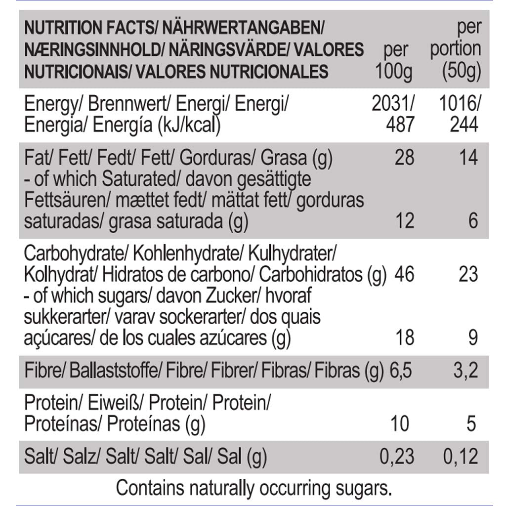 Vegane gesalzene Karamell-Mandelkekse – einzeln verpackt, glutenfrei, sojafrei, Bio-Mandelhaferflocken – 12 x 50 g Multipack (2er-Pack)