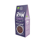 DIET-FOOD RAW Bio-Kekse mit schwarzen Johannisbeeren, gesunder Snack, köstliche Kekse für das Büro, ohne Konservierungsstoffe, 100 g (1 Packung)