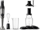 Philips 5000-Serie Stabmixer - 1200W Leistung. Promix-Technologie. LED-Geschwindigkeitsanzeiger. Stufenlose Geschwindigkeitseinstellung. Kompaktes Design. Leicht Zu Reinigen. Schwarz (HR2681/00) Kitchen Naty Shop + Schneebesen, Spiralizer, Xl-Zerkleinerer