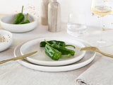CreaTable, 23714, Uno Athena-Serie, 12-teiliges Geschirrset für 4 Personen, Tellerset aus Porzellan, spülmaschinen- und mikrowellengeeignet, hergestellt in Portugal