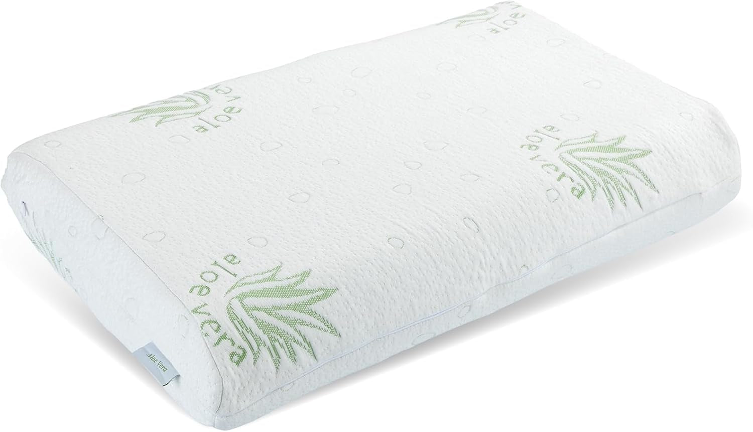 Maximex Visco Nackenstützkissen, atmungsaktives Stützkissen mit ergonomischer Schaumstofffüllung, höhen- und höhenverstellbares Nackenstützkissen für einen erholsamen Schlaf, mit Aloe Vera Naty Shop Standardkissen Standardtitel