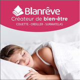 Blanrève – Steppdecke „Serenité“ – Behandlung gegen Hausstaubmilben – gemäßigte Temperatur 300 g/m² – 140 x 200 cm – für Einzelbett – maschinenwaschbar, weiß Bettdecken und Steppdecken Naty Shop