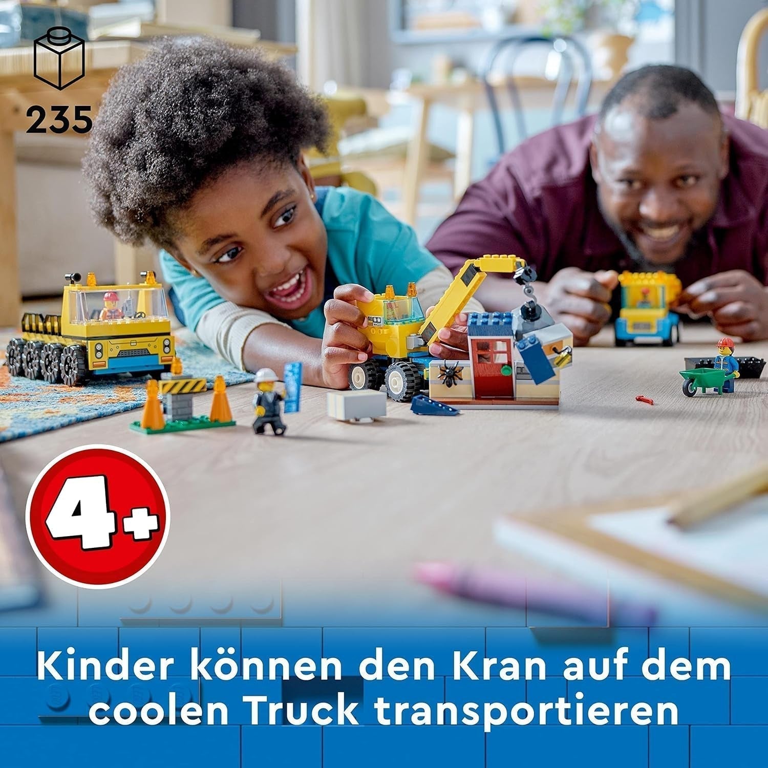 LEGO 60391 City Baufahrzeuge und Abrissbirne, Kran, Bagger, Muldenkipper und Transportfahrzeuge, Spielzeug, Lernspielzeug für Kinder ab 4 Jahren. Bausets. Besuchen Sie den LEGO-Store