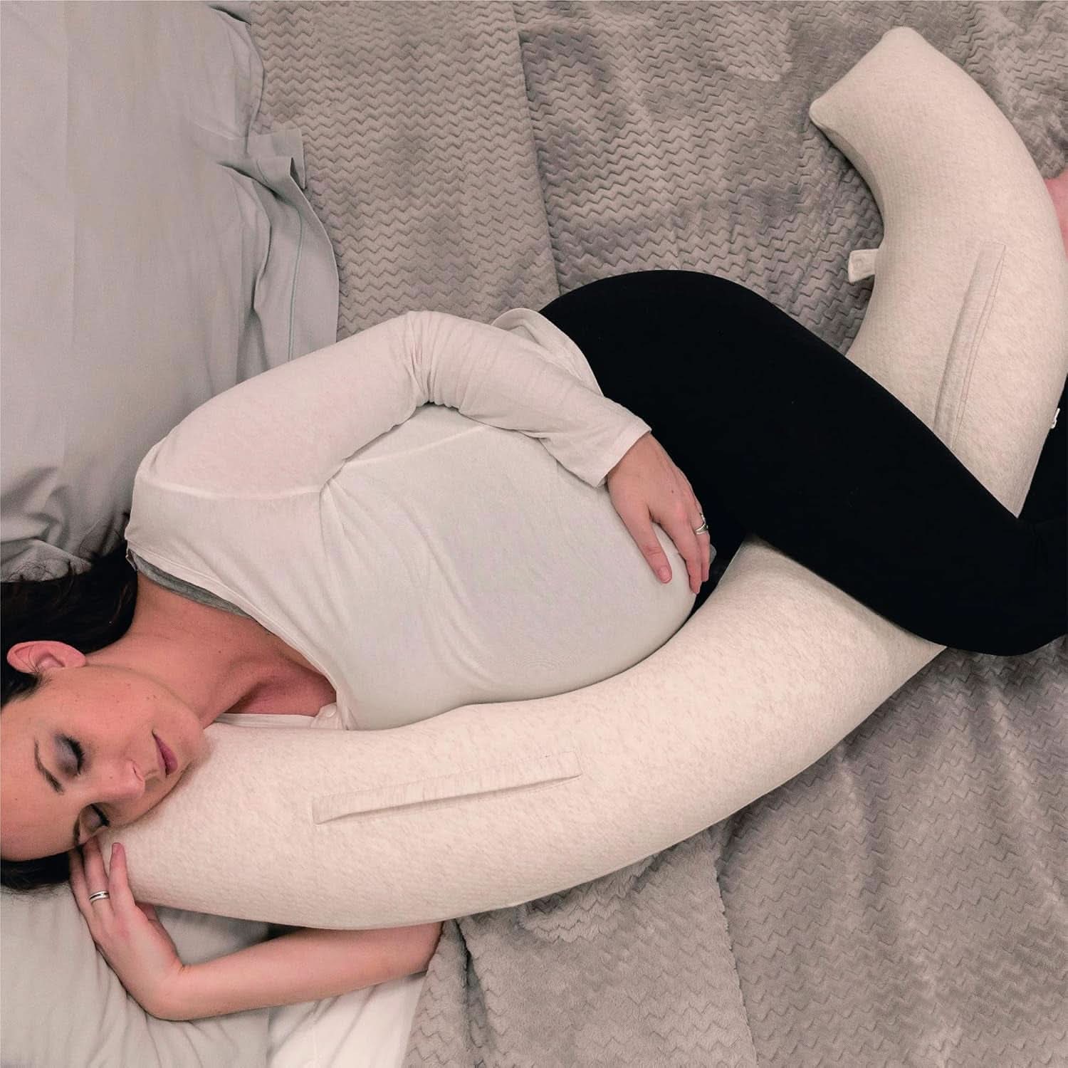 Multifunktionales Stillkissen, 4 in 1, Soft Nova, beige, Einzelkissen: 202 cm, Sessel, 40 x 75 x 22 cm Zubehör Essen und Stillen Bebe Naty Shop