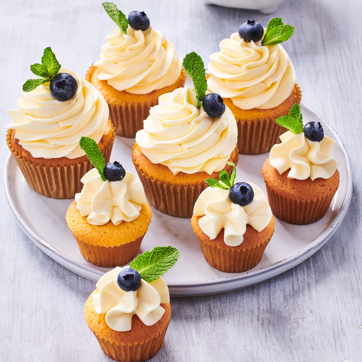Funcakes Mix Für Buttercreme, Glutenfrei: Einfach Zu Berübenen, Cremig, Perfekt Zum Dekorieren, Abdecken Und Füllen Von Kuchen, Topping Auf Cupcakes, 500G Mix zum Backen und Kochen Naty Shop