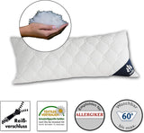 Irisette Micro Thermo Kissen – Hergestellt in Deutschland – Kissen mit abnehmbarem, weichem Mikrofaserbezug, 40 x 80 cm, Öko-Tex-zertifiziert. Naty Shop Standard-Kissen, einzeln, 1 Packung – 40 x 80 cm