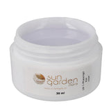 Sun Garden Nails einphasiges transparentes Gel 30 ml + Box mit 100 Spitzen + Kleber für Spitzen 7 ml