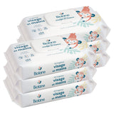 BIOLANE – Baby-Feuchttücher für Gesicht und Hände – 6er-Pack – 384 Tücher (6 x 64 cm) – reinigt und schützt – Toilettenartikel – hypoallergen – für empfindliche Haut – 97 % natürliche Inhaltsstoffe – hergestellt