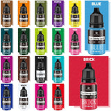 Lebensmittelfarbe – 20 Farben x 10 ml, konzentrierte flüssige Lebensmittelfarbe zum Dekorieren von Kuchen, Backen, Keksen, Macarons – zuckerfreie Lebensmittelfarbe für Getränke, Kuchendekoration, selbstgemachten Schleim, Ostereier