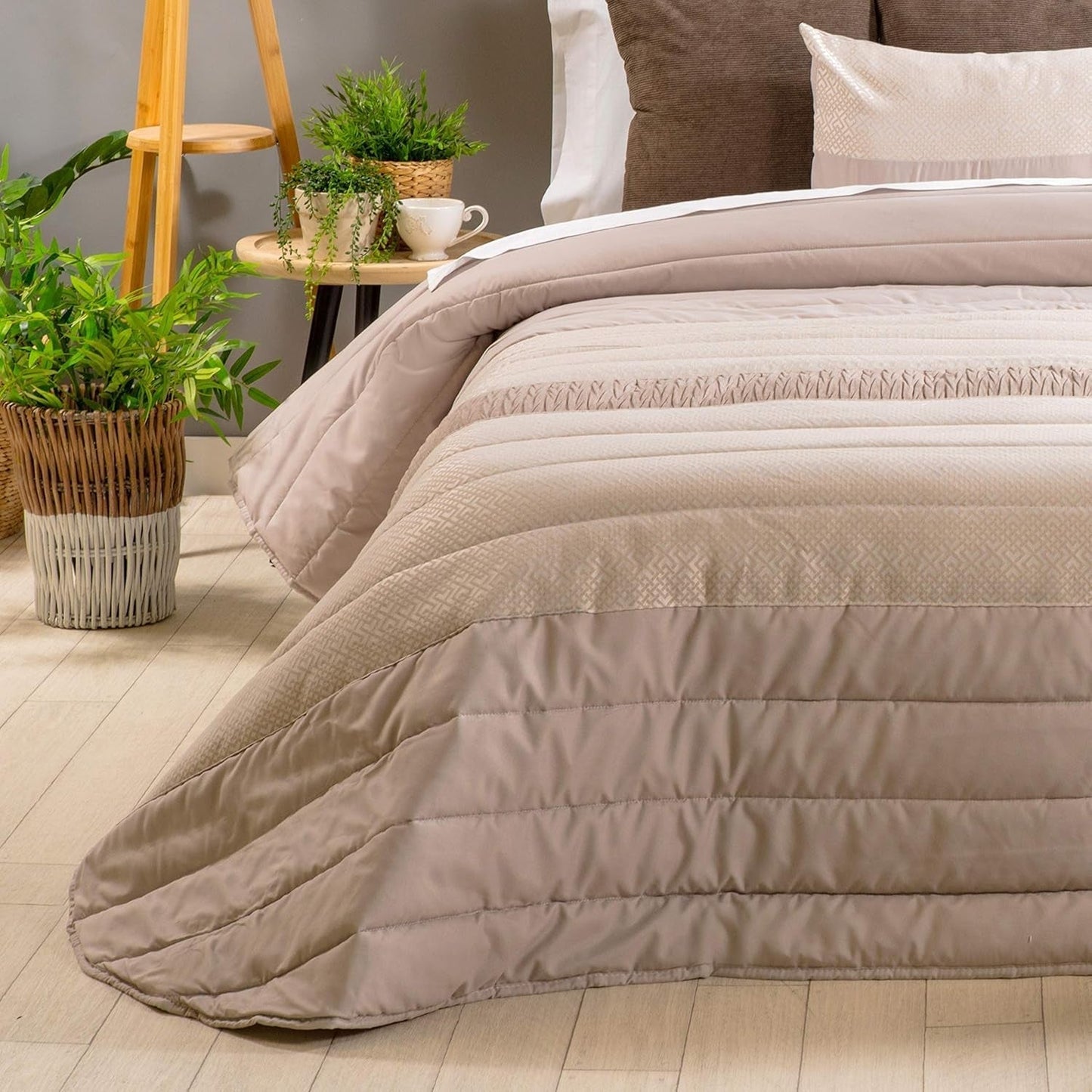 Bettbezug Spring 3, creme, für 135 cm breite Betten Bettdecken und Steppdecken Naty Shop