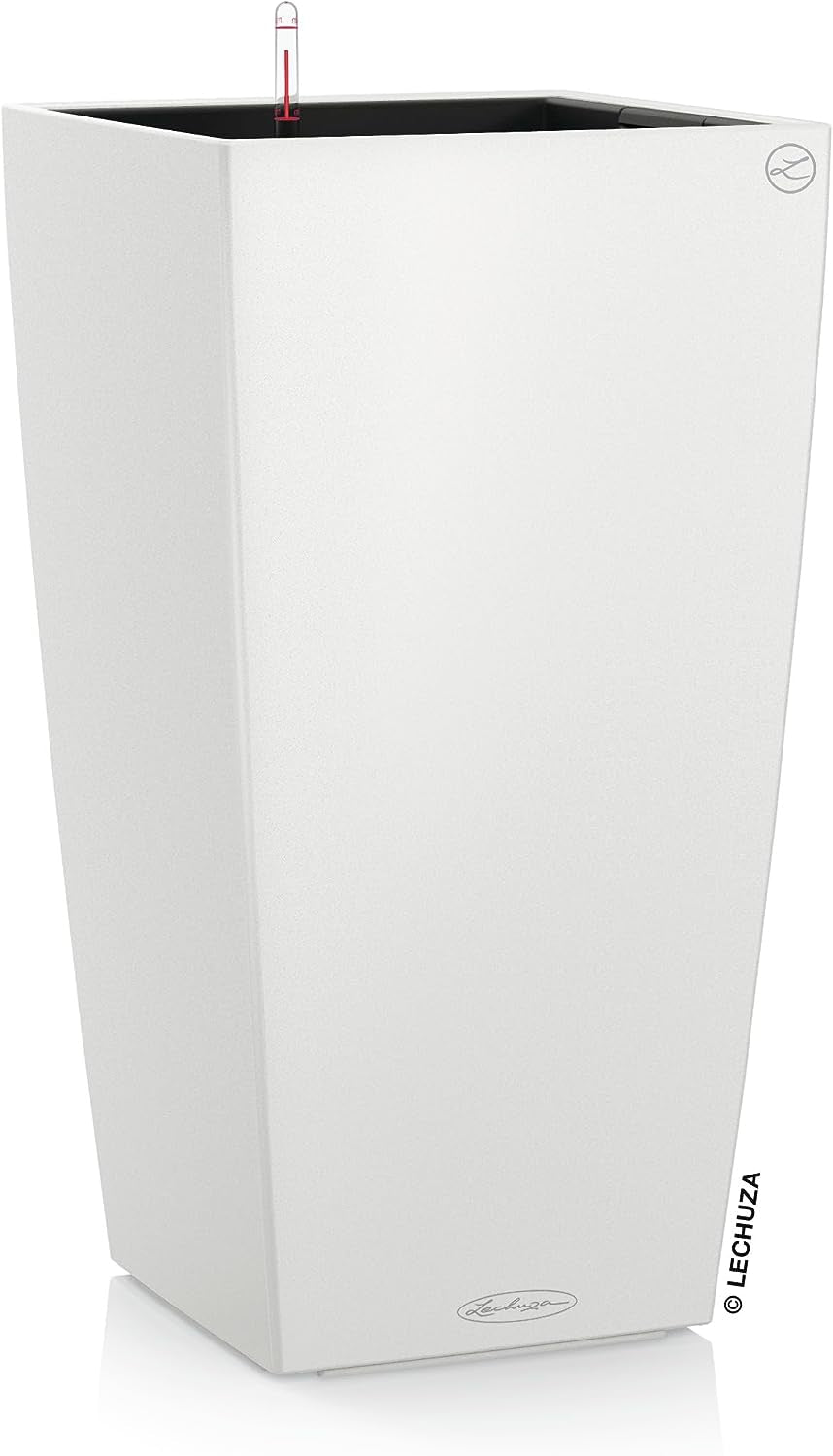 LECHUZA CUBICO Color 30 Schiefergrau 13138, 29,5x29,5x56,5 cm