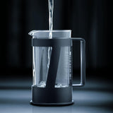 Bodum CREMA Kaffeemaschine (French-Press-System, Permanent-Edelstahlfilter, Sicherheitsverschluss, 0,5 Liter) schwarz