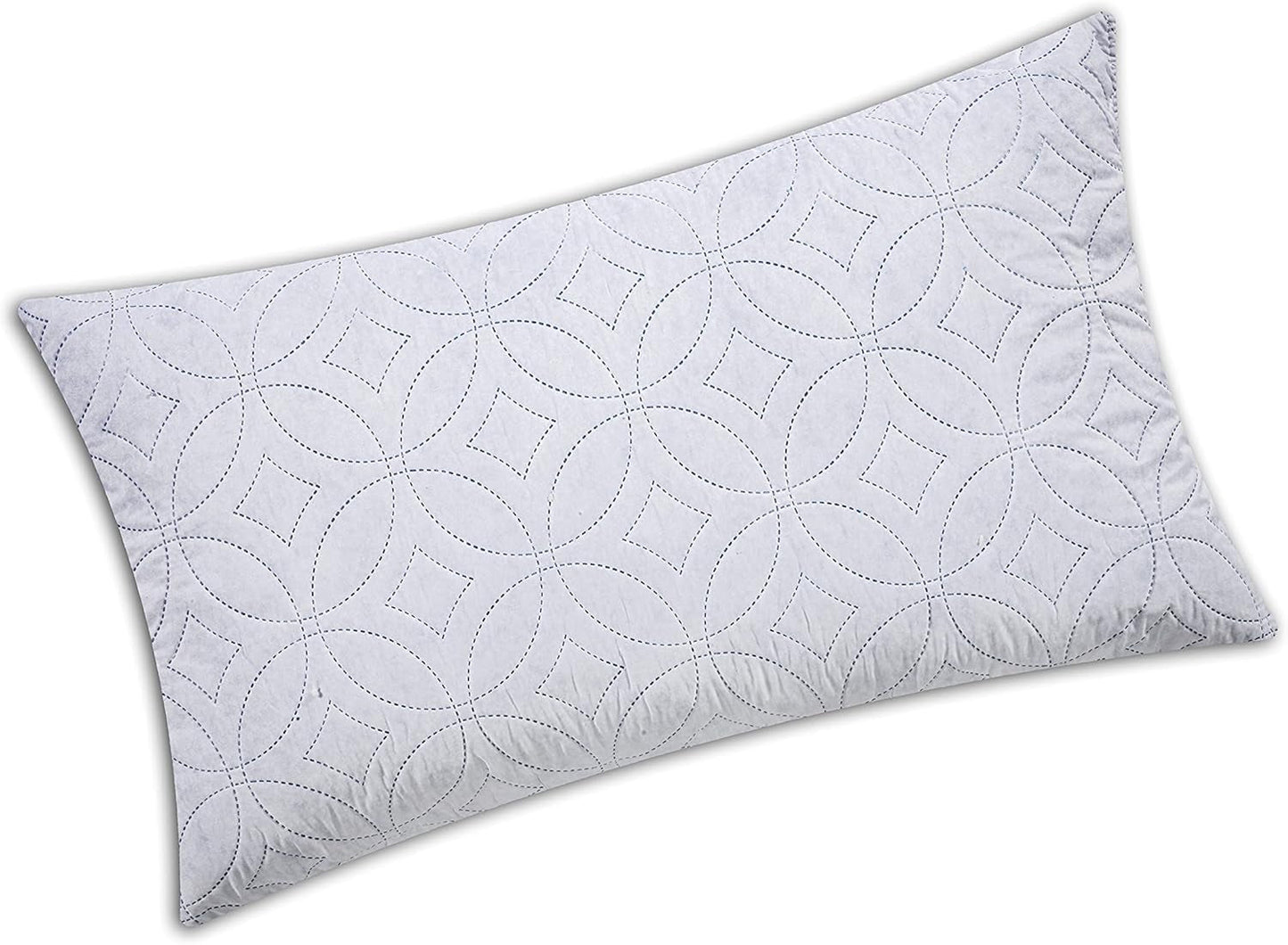 V.I.P. Sehr wichtiges Kissen V.I.P. Memory-Flake-Kissen, weißes Kissen, 45 x 75 cm, gesteppter Bezug aus Polyester, super atmungsaktiv, weich, hergestellt in Italien, Naty Shop Standard-Kissen