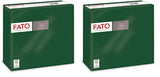 - Weiche und weiche Einweg-Papiertücher, 40er-Packung, Größe 38 x 38, 4-fach gefaltet, 2-lagig, Waldgrün, 100 % reines Zellulosepapier, FSC-zertifiziert (2er-Pack)