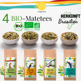 ORIGEENS BIO MATE TEE GESCHENKSET X4 I Yerba Mate Bio 4X80G I Yerba Mate Teeset, Geschenkidee