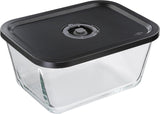 Vakuum-Set Küchenprofi EASYFRESH | Set mit 7 Teilen | 1x elektrische Vakuumpumpe, 1x Vakuumbehälter S, M und L, 3x Vakuumbeutel 22x21 cm | Borosilikatglas, hochwertiger Kunststoff | Zubereitung und Lagerung Lebensmittelaufbewahrungsboxen Naty Shop Vakuumbox Xl