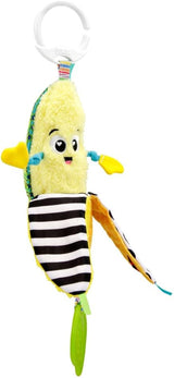 LAMAZE Bea die Banane, Clip-on-Kinderwagen und Kinderwagen-Neugeborenenspielzeug, sensorisches Babyspielzeug mit Farben und Geräuschen, Entwicklungsspielzeug für Jungen und Mädchen von 0–24 Monaten, gelbes Babyspielzeug Naty Shop
