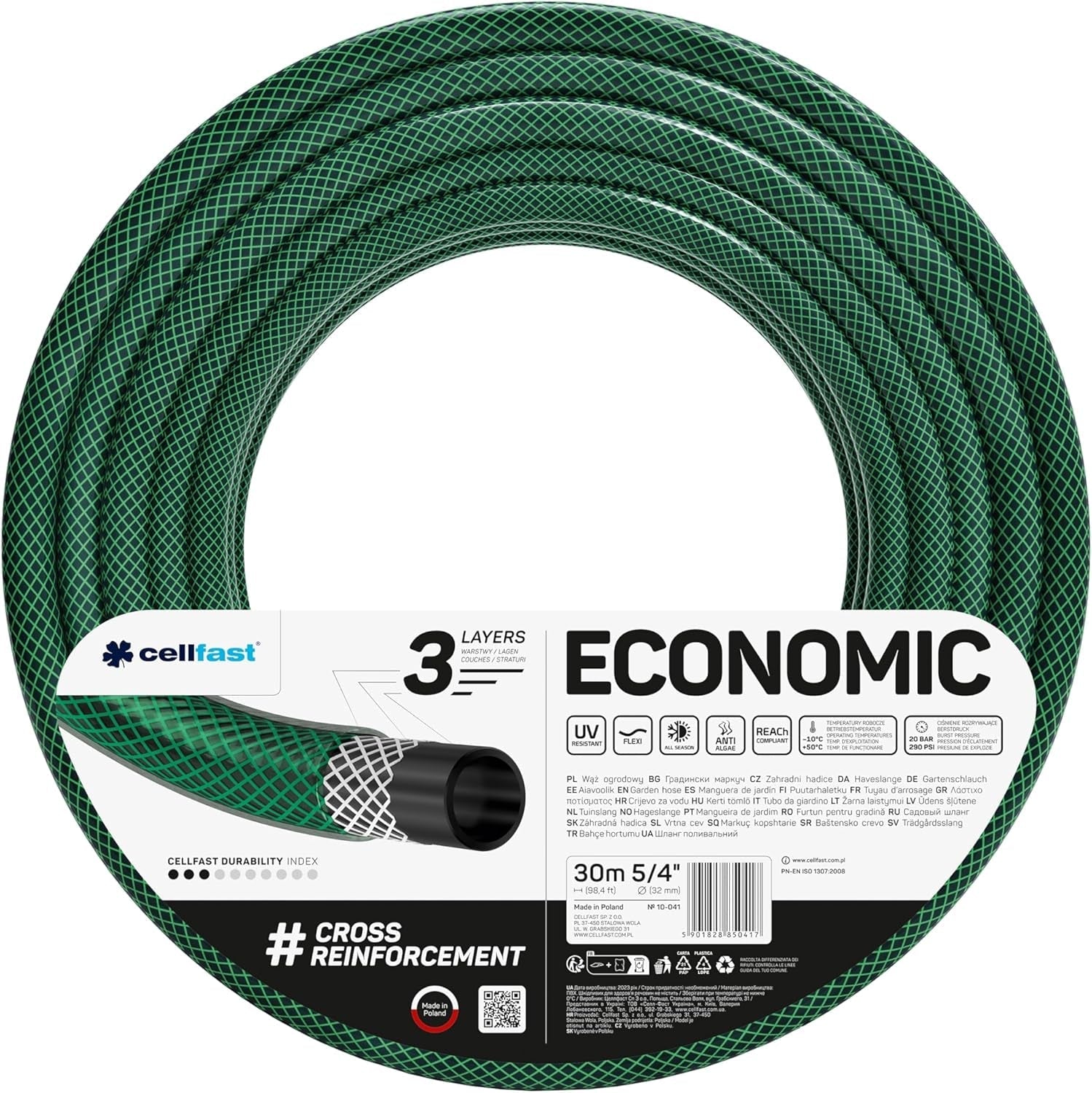 Gartenschlauch Cellfast ECONOMIC 20m, 5/8", 10-010