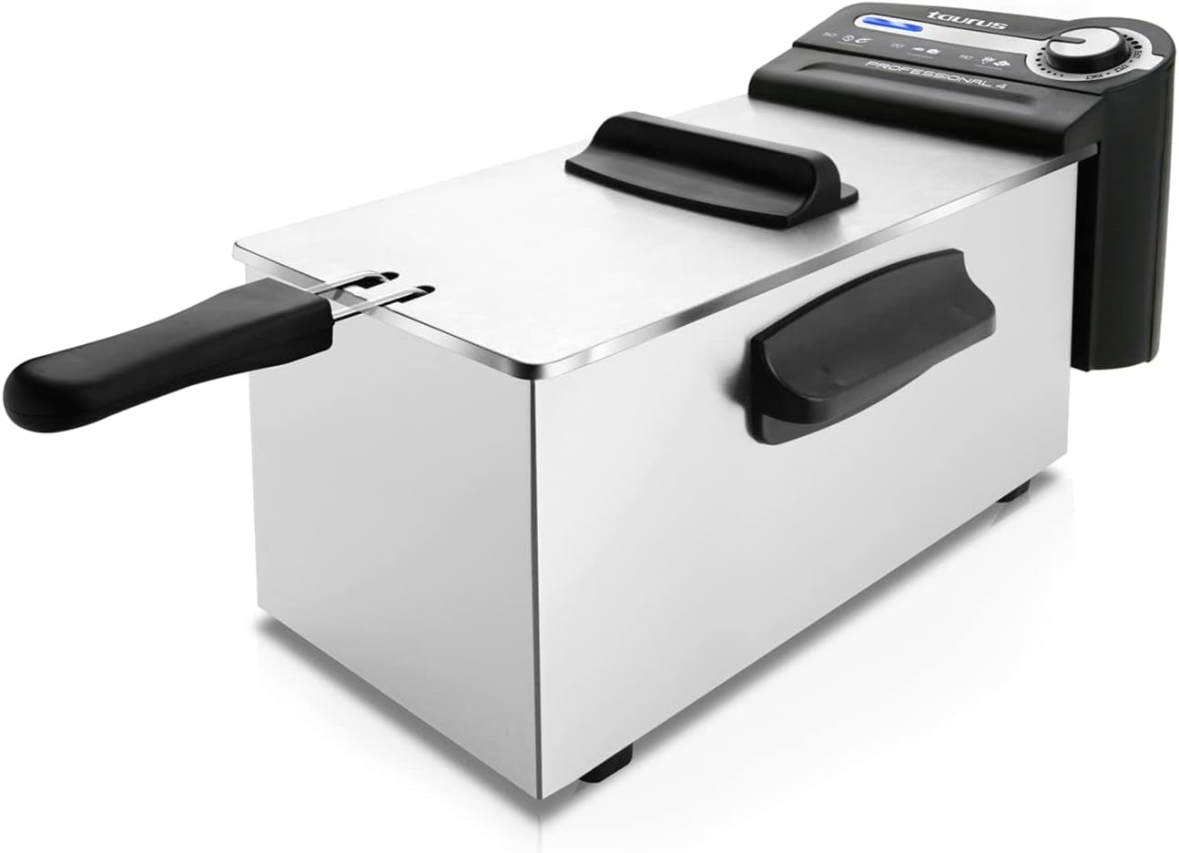 Taurus Professional 2 plus - Ölfritteuse, 2 Liter, 1700 W, 18/8 Edelstahl Appliances Naty Shop 4L