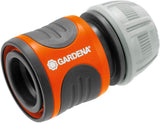 Gardena Kupplungsset: Schlauchkupplung für 13 mm (1/2 Zoll) und 15 mm (5/8 Zoll) Verlängerung, auch bei hohem Wasserdruck, einfache Montage (18283-20)