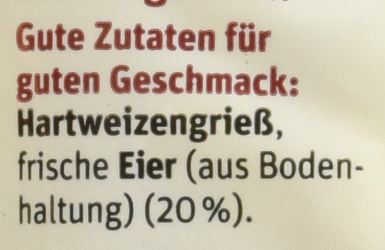 tegut... Eiernudeln Korkenzieher 5er Pack (5 x 500g)