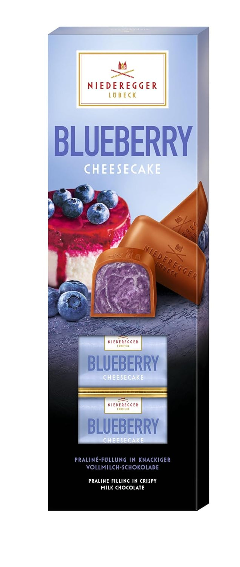 Niederegger Classic Schokolade „Blueberry Cheesecake“ 100g