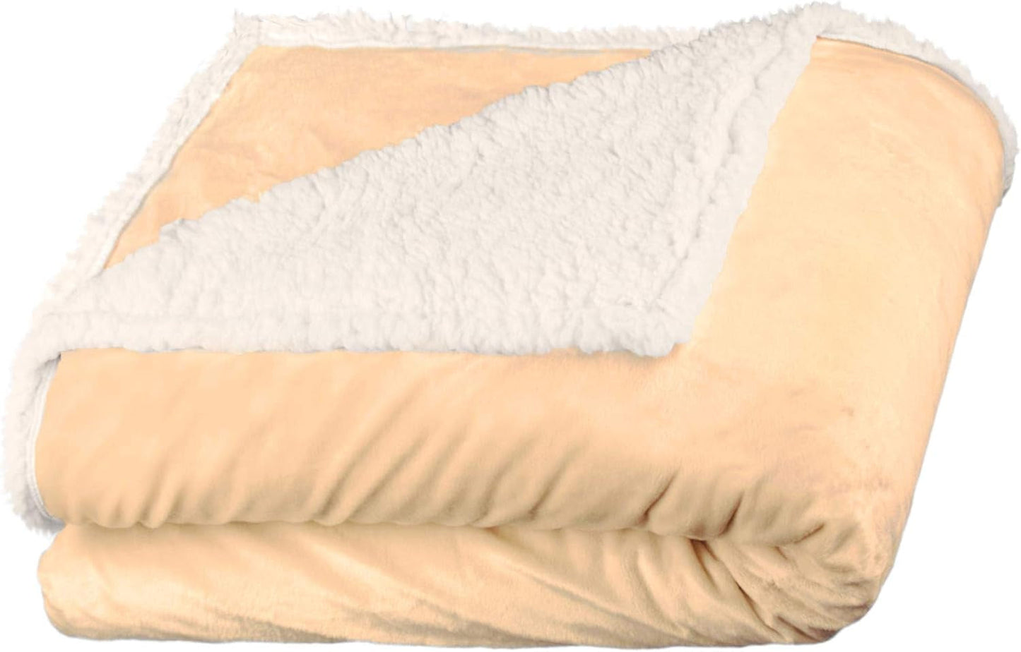 Aqua-Textil Flauschige Kuscheldecke 150 x 200 cm Grau Weiß Melange Plüsch-TV-Decke Tagesdecke Sherpa-Fleece Öko-Tex Ottawa Betten und Decken Besuchen Sie den aqua-textil-Store Beige Natur Weiß Nicki Kuscheldecke 150 x 200 cm
