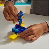 PAW PATROL Chase Action Pup Mini-Rettungsflugzeug-Spielset mit klappbaren Flügeln, Spielzeug für Kinder ab 3 Jahren, Actionfiguren, Naty Shop