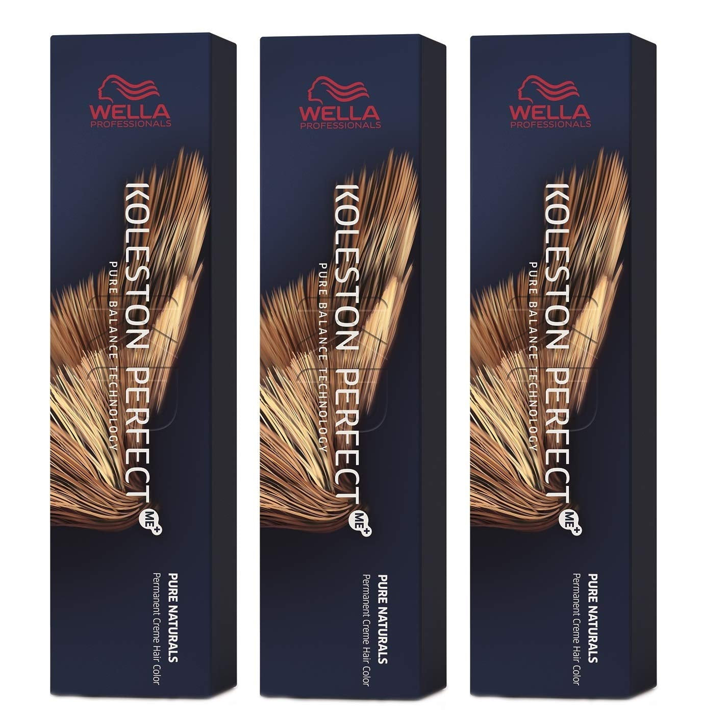 3er-Set Wella Koleston Perfect ME+ 5/0 Light Chestnut 60 ml Naty Shop Haarfärbemittel Standardtitel