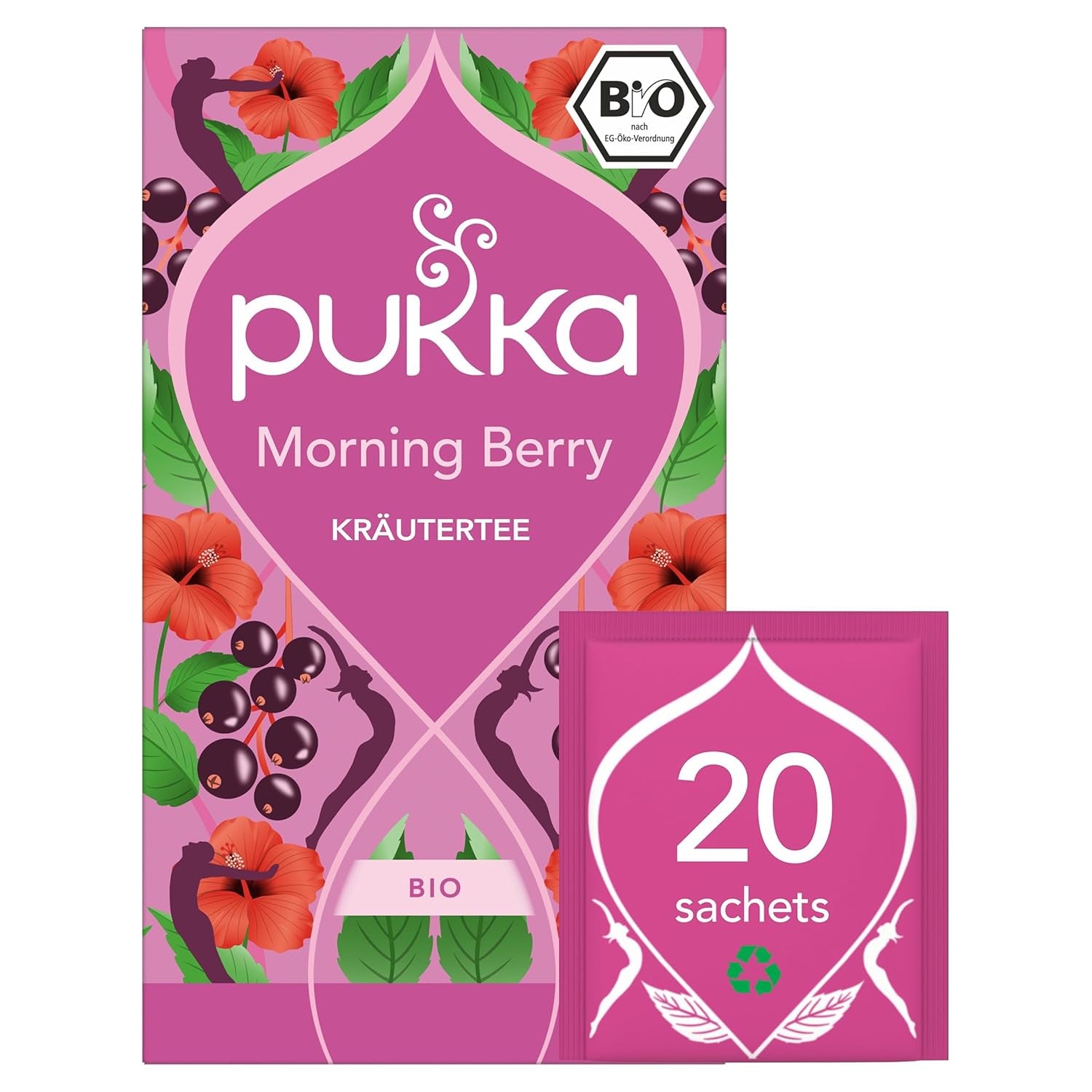 Pukka | Mischung aus aromatisierten Bio-Tees „Vanilla Chai“ | Zimt, Ingwer und Vanille | Tee zum Genuss mit natürlicher Süße | 1 Stück | 20 Teebeutel