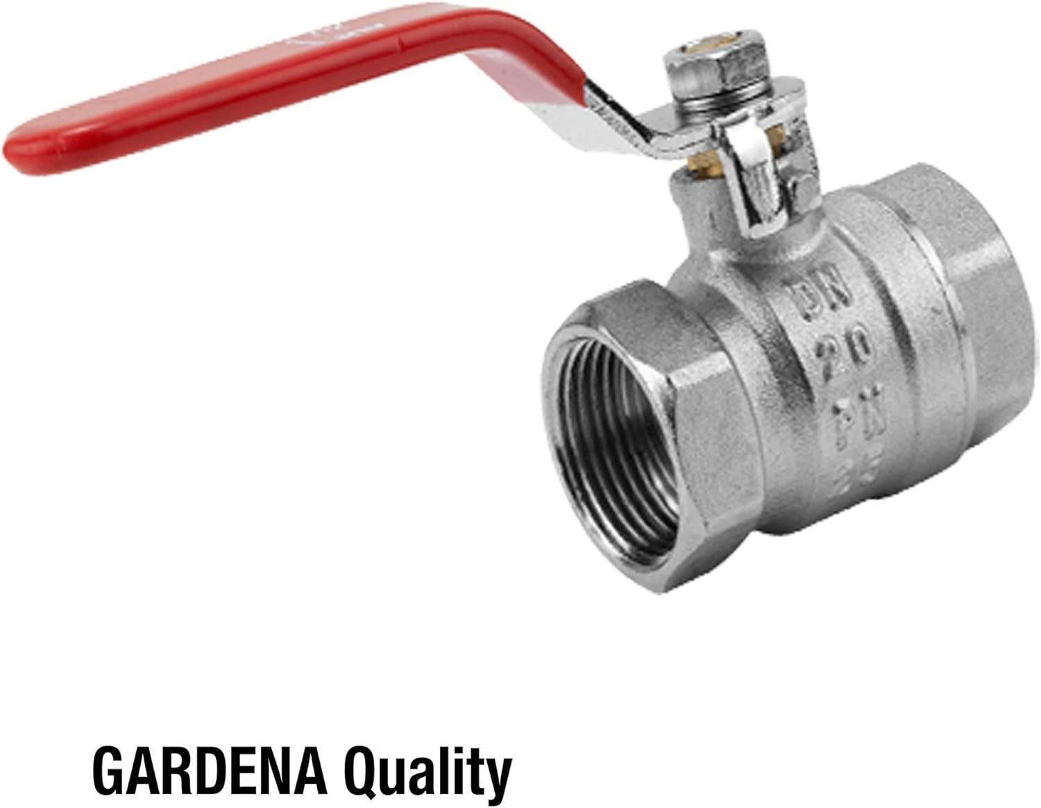 Gardena Kugelhahn: Auslassventil für den Innen- und Außenbereich, beidseitiges Innengewinde, 26,5 mm (G 3/4 Zoll) Gewinde (7336-20)