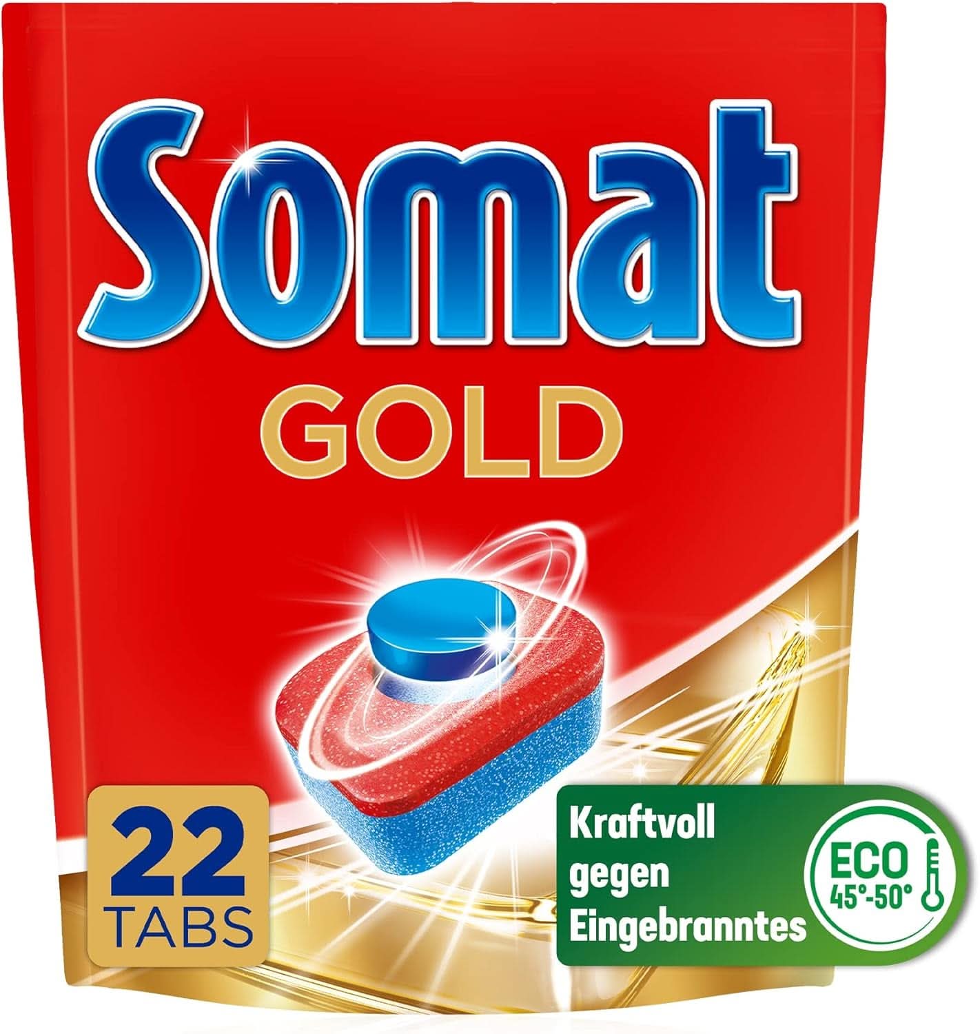 Somat Gold Tabs für die Spülmaschine (105 Tabs) Küchenreiniger Naty Shop 22 Kapseln -