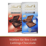 Lindt-Schokolade | Dunkle Schokoladentafel ohne Zuckerzusatz | 100g | Feinste dunkle Schokolade mit 55 % Kakao, ohne Zuckerzusatz und ohne Gluten | Glutenfreier Schokoriegel