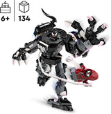 LEGO Marvel Venom Mech Vs. Miles Morales bewegliche Actionfiguren für Kinder, Spider-Man-Set mit Superhelden-Duell-Minifiguren, Spielzeuggeschenk für Jungen und Mädchen ab 6 Jahren, 76276 Bausets. Besuchen Sie den LEGO-Store