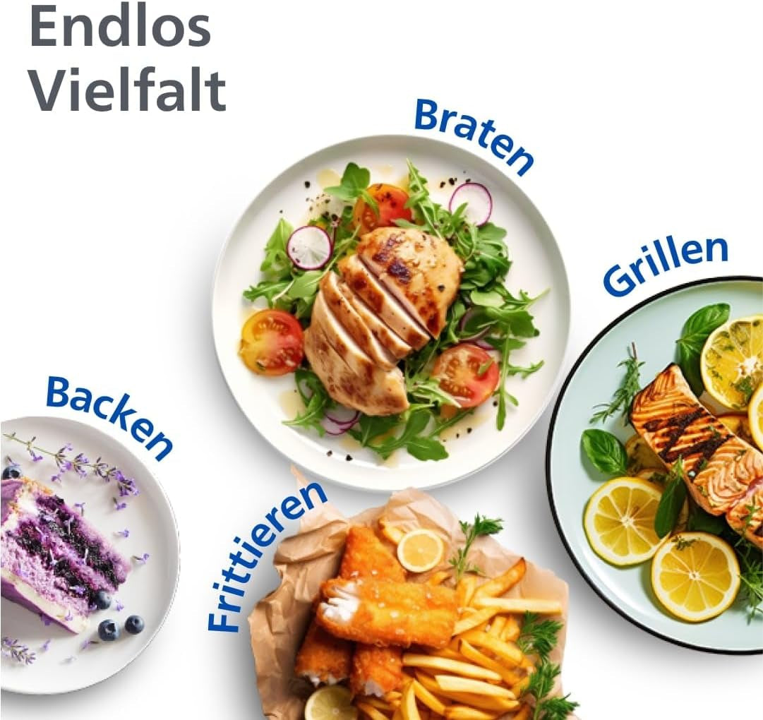 Philips Dual Basket Airfryer 3000 Series mit Frühstücksset, 9 Liter, 2 Schubladen Haushaltsgeräte Naty Shop