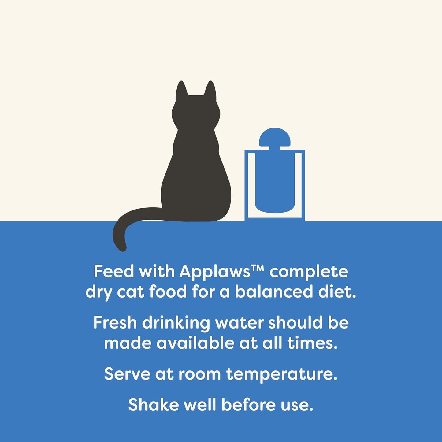 Applaws 100 % natürliches Nassfutter für Katzen – Fischgrätensuppe mit Thunfisch, 12 Filterbeutel x 85 g