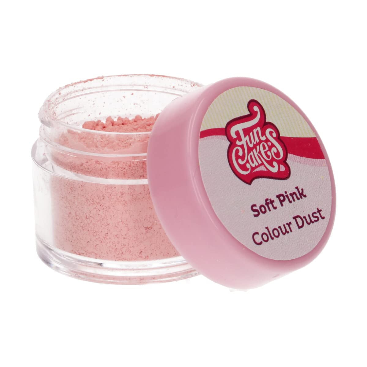 Funcakes Color Dust Pink Pal: Lebensmittelfarbpulver, zum Dekorieren von Kuchen, Halal-zertifiziert